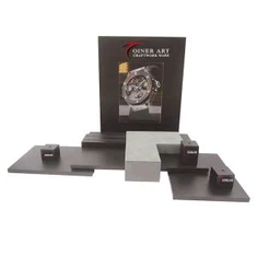 سیاہ میٹ MDF واچ ڈسپلے